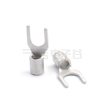 Y形叉形无绝缘端子 螺栓孔径6.4 接线4-6mm²(12-10AWG)